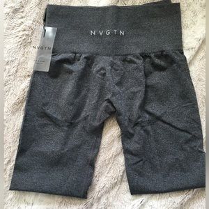 Navigation black speckled contour seamless leggings